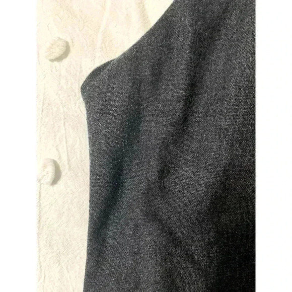 Vintage Bass Women's Wool Cashmere Blend High Rise Wide Leg Pants Size 14 Career - Picture 9 of 9